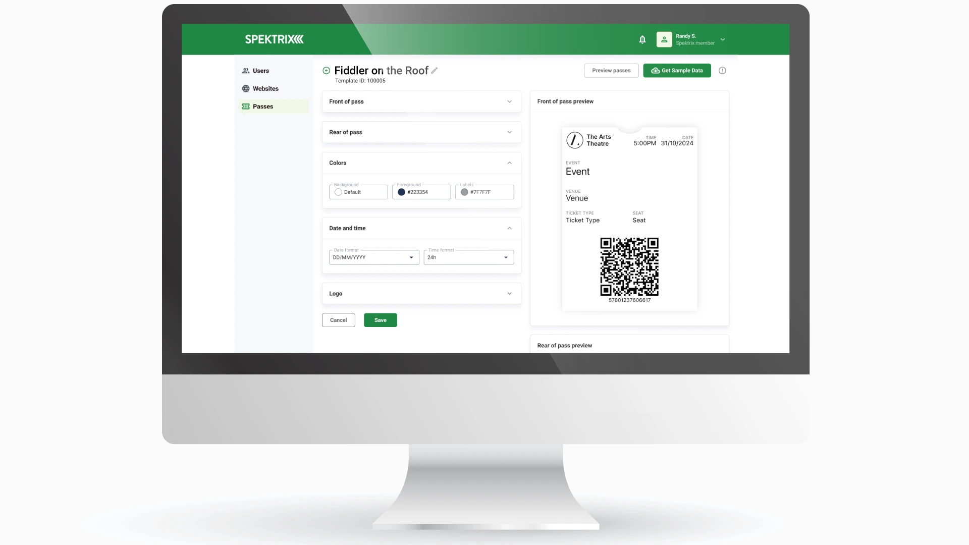 Spektrix: Empowering Event Organizers with a Custom Pass Builder