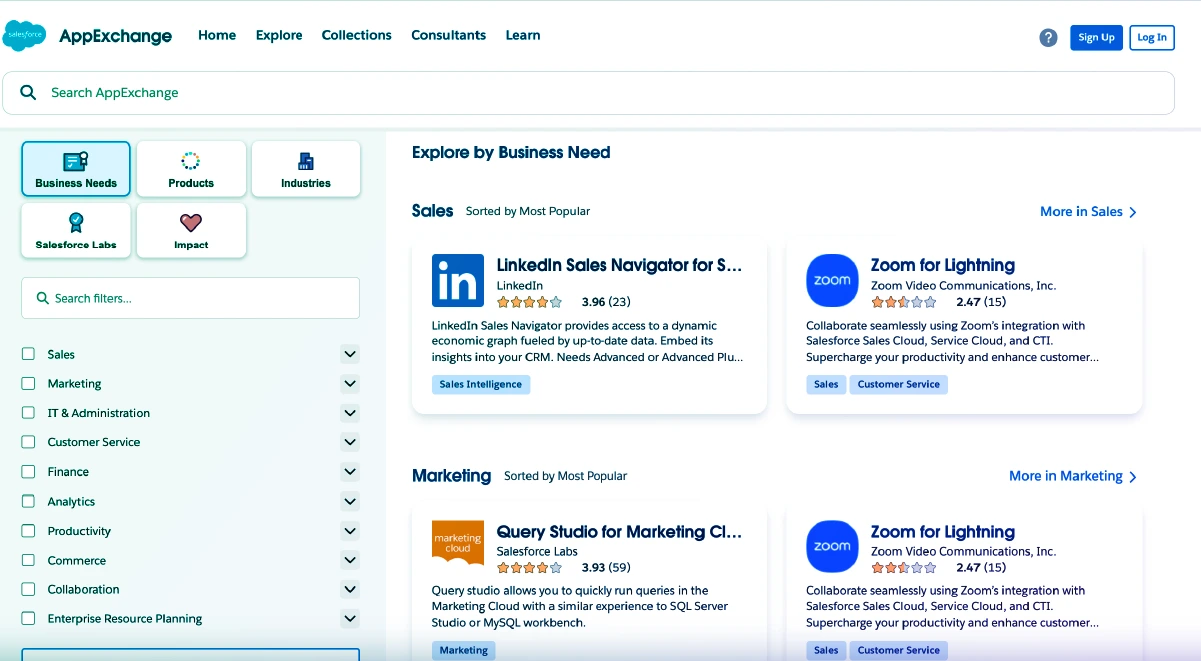 salesforce app exchange