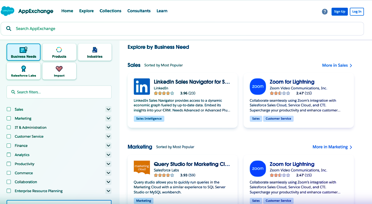 salesforce app exchange