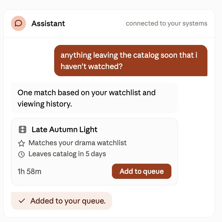 example of media streaming for mcp server