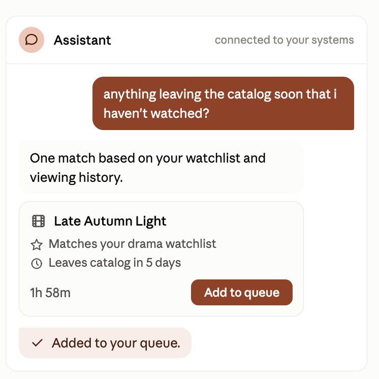 example of media streaming for mcp server